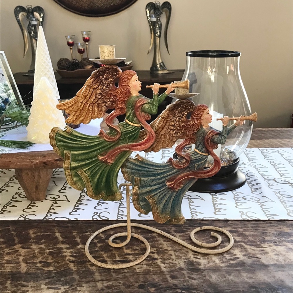 * Free w/Bundle!* Angel Candle Holder